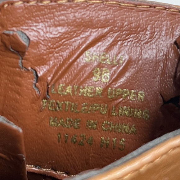 Lauren Ralph Lauren Boho Shelli Sz 9 Leather Ankle Side Zip Boots - Picture 12 of 12